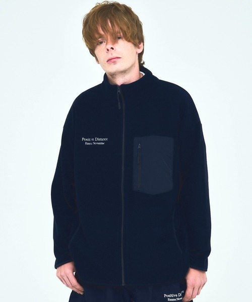 EMMA NOVEMBER ブルゾン アウター Embroidery マイクロフリース