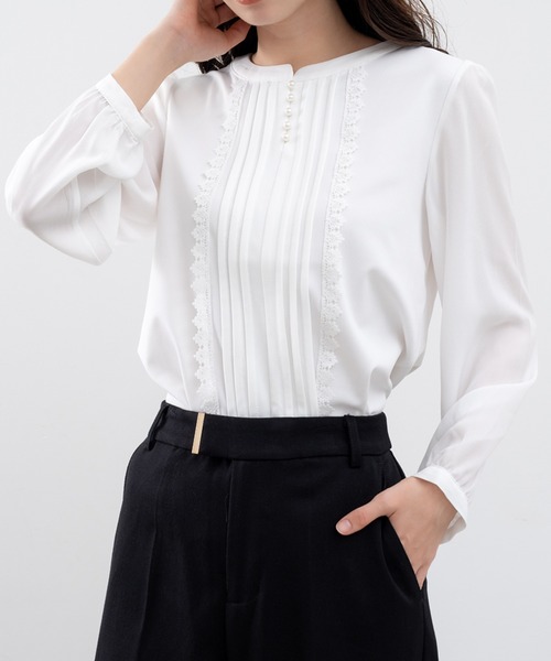 annaレオナールトップス ANNA LUNA tシャツ 「ANNA LUNA」オケージョンにもピンタック