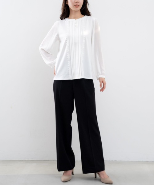 annaレオナールトップス ANNA LUNA tシャツ 「ANNA LUNA」オケージョンにもピンタック