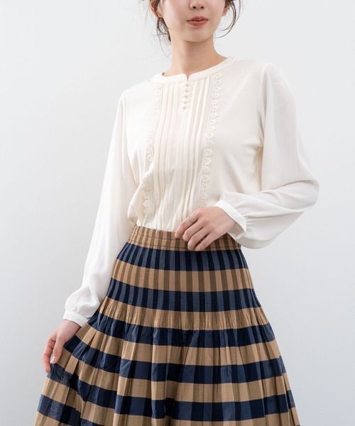 annaレオナールトップス ANNA LUNA tシャツ 「ANNA LUNA」オケージョンにもピンタック