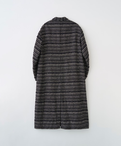 チェスターコート コート RIBBON BORDER CHESTER COAT メンズ レディースの画像