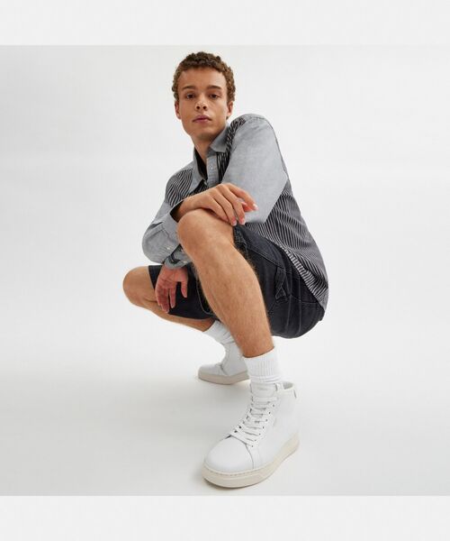 COACH スニーカー ハイ ライン トップ メンズ : ZOZOTOWN Yahoo