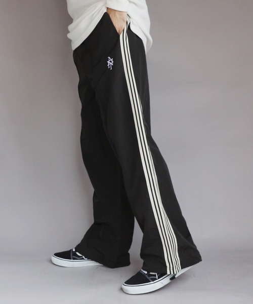 8 パンツ ナイロンライン入りトラックパンツ メンズ レディース