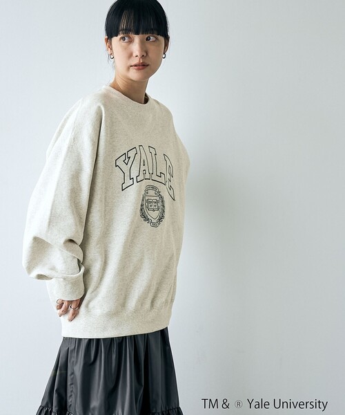 Yale 薄紫 ロゴスウェット Yale 薄紫 ロゴスウェット