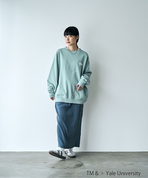 Yale 薄紫 ロゴスウェット Yale 薄紫 ロゴスウェット