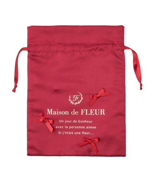 Maison de FLEUR（メゾンドフルール） ポーチ EC限定巾着 レディース