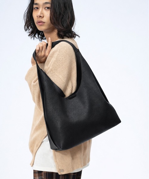 BadBlue ブラウン ドット トートバッグ WOODENDOLL トートバッグ トートバッグ ポーチ付き B24AW94 メンズ