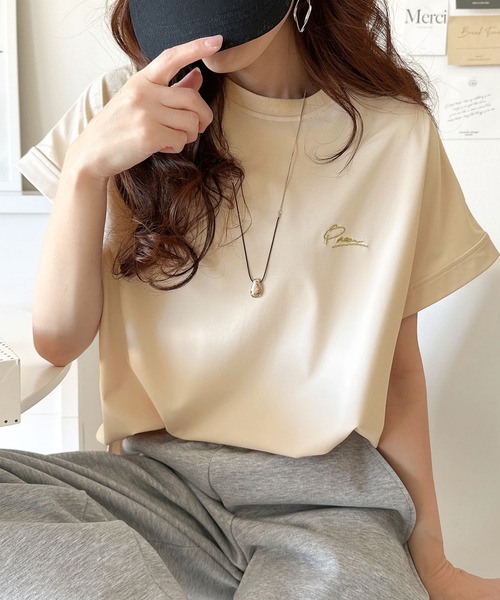 FORME★UVカット/接触冷感ドルマンスリーブ classicalelf tシャツ 着るUV！ひんやりバックファスナー