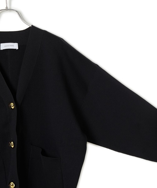 ADAM ET ROPE' カーディガン 「再入荷」・「サステナブル」ロゴ