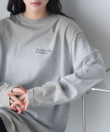 forksy.（フォルクシー） tシャツ 「forksy.」スプレー加工ロゴ刺繍