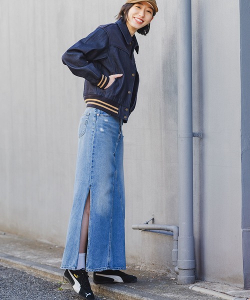 Levi 501Strauss&co. デニムスカートW30L30 Levi's レディース・リーバイス・501 ミッドスカート / 13oz