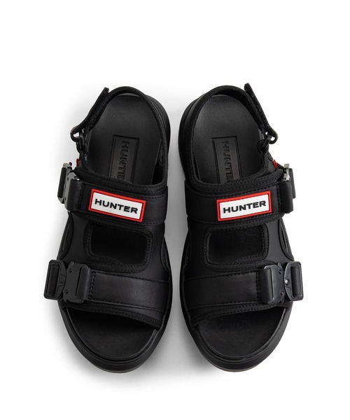 HUNTER ハンター サンダル 靴 バックストラップ 軽量 国内発送 HUNTER サンダル ユニセックス シティ リベル ネオ レザー
