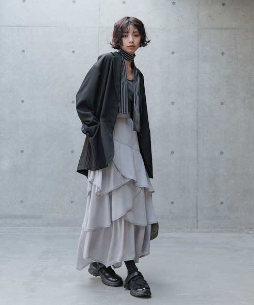 skページ♡ SLY スカート 3D PK F/LEATHER MINI SK スリーディ ポケット