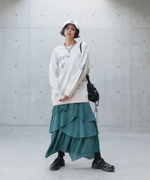 skページ♡ PAGEBOY スカート ステッチプリーツフリルスカート : ZOZOTOWN