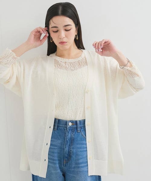 IENA - ぱてちさま専用 SWAN ワイドネック カーディガン てち様専用。 （ぱてちさま専用 SWAN ワイドネック カーディガン）