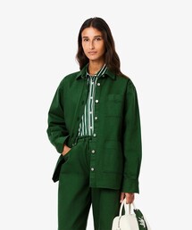 LACOSTE★デニムジャケット サイズ41 カバーオールGジャンラコステ LACOSTE（ラコステ） デニムジャケット gジャン ウィメンズワーク
