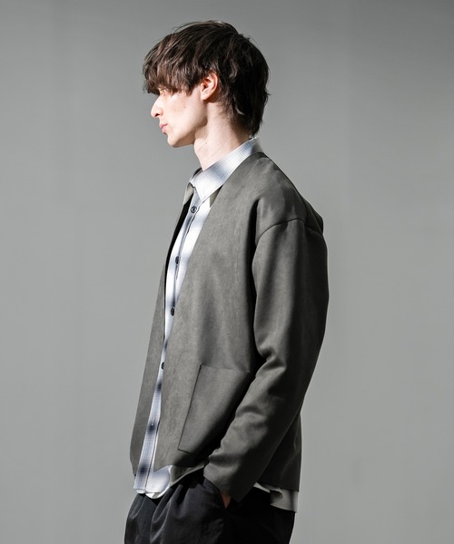 CITY TOKYO カーディガン Silky-suede メンズ : ZOZOTOWN Yahoo