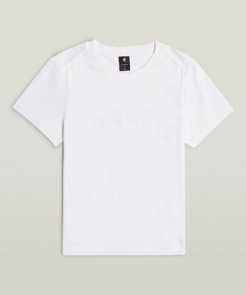 送料込★G-Star★Embro Tシャツ G-STAR RAW tシャツ EMBRO LOGO T-SHIRT/刺繍フロントロゴT