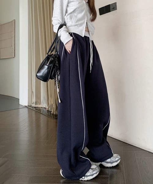 SpRay（スプレイ） スウェットパンツ ジャージ パイピングスウェット