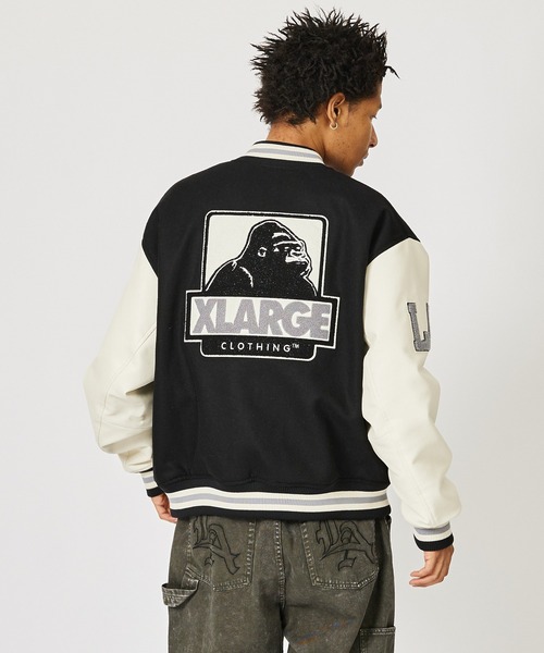 XLARGE（エクストラ ラージ） スタジャン L ブラウン メンズ