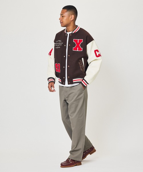 XLARGE（エクストラ ラージ） スタジャン L ブラウン メンズ