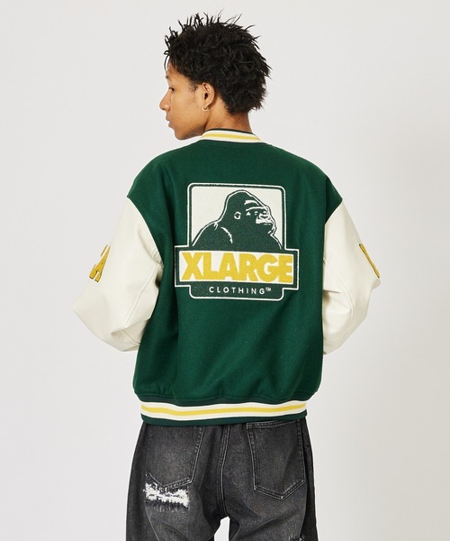 XLARGE（エクストラ ラージ） スタジャン L ブラウン メンズ