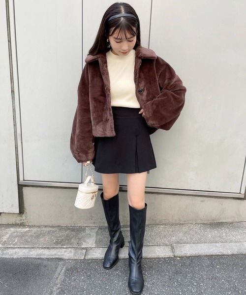 one after another NICE CLAUP 「one CLAUP」 ファーコート FREE