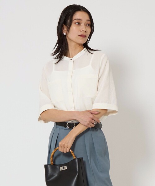 【未使用】green label relaxing ショートスリーブブラウス UNITED ARROWS green label relaxing｜TEE ショートスリーブ