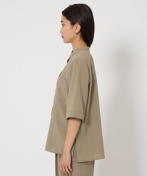 新品 green label relaxing ポケットショートスリーブシャツ green label relaxing ブラウス シャツ ドライポリ ポケット