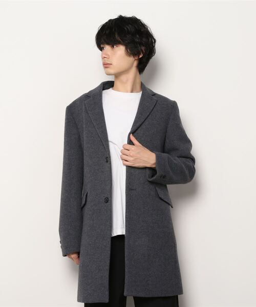 BEAUTY＆YOUTH UNITED ARROWS チェスターコート M ダークグレー メンズ