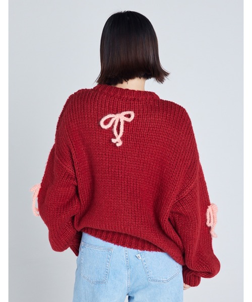 ニット セーター 「8」「Little Sunny Bite」ribbon knit top レディース 8】【Little Sunny Bite】ribbon knit top（ニット/セーター