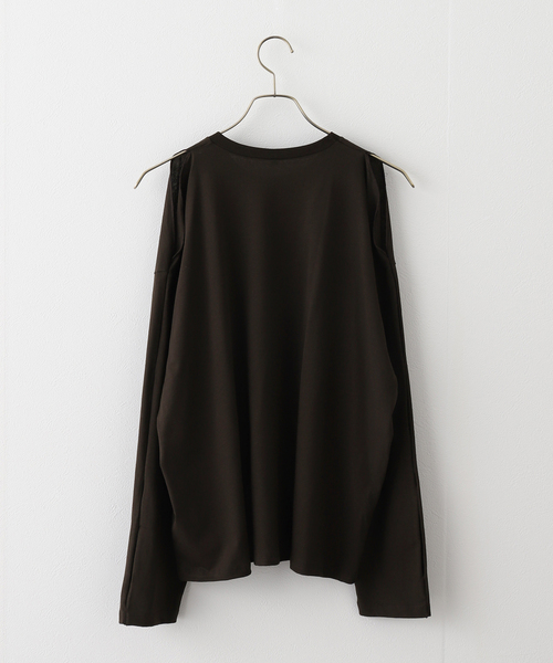 BASERANGE（ベースレンジ）ルーズTシャツ Sサイズ BASERANGE tシャツ 「BASERANGE/ベースレンジ」 PIN LONG SLEEVE