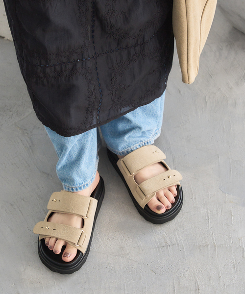 MOHI サンダル MOHI/ モヒ 2BELTサンダル レディース : ZOZOTOWN