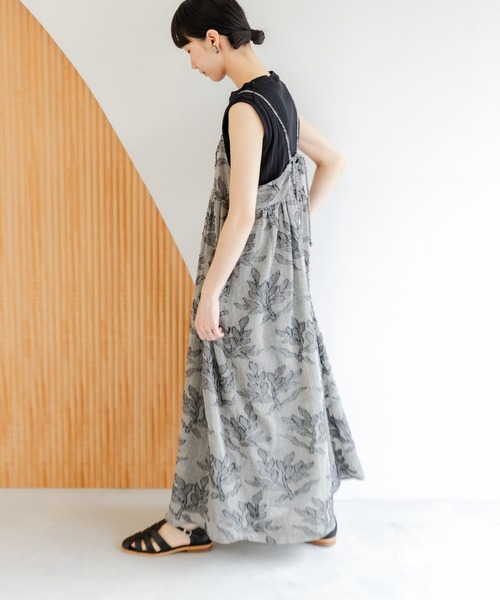 URBAN RESEARCH DOORS ワンピース メッシュジャガードキャミ