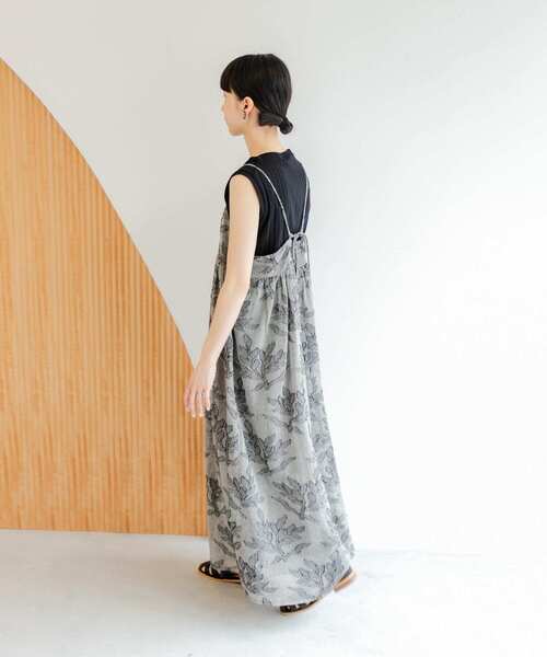 URBAN RESEARCH DOORS ワンピース メッシュジャガードキャミ