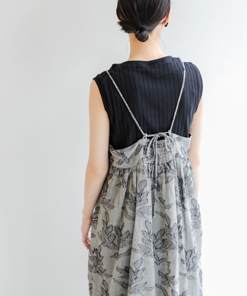 URBAN RESEARCH DOORS ワンピース メッシュジャガードキャミ