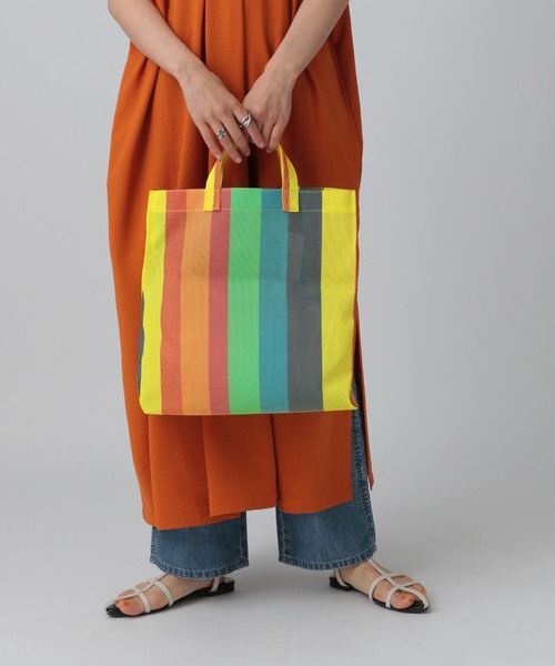 LEPSIM（レプシィム） トートバッグ マルチストライプトート 451456