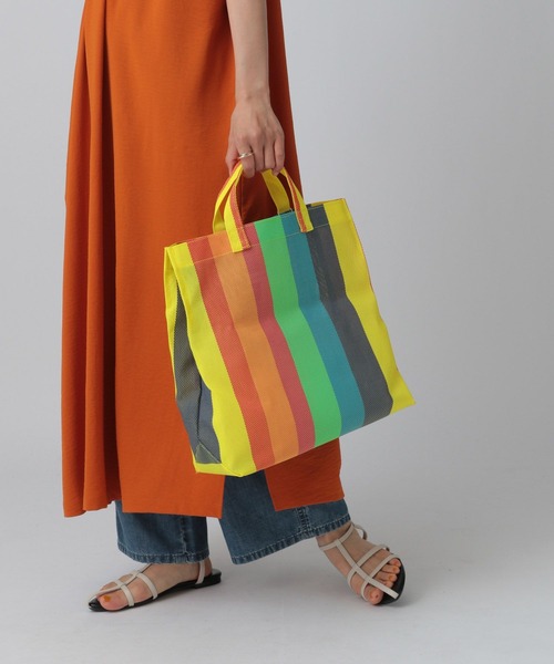 LEPSIM（レプシィム） トートバッグ マルチストライプトート 451456