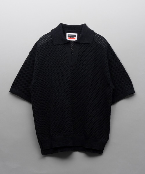MAISON SPECIAL 「MAISON SPECIAL」 半袖ニット 2 ブルー メンズ