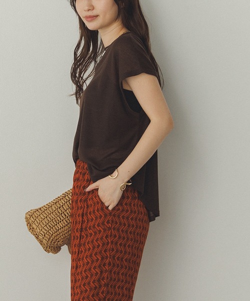 hunch tシャツ オーバーフレンチ シアーTシャツ レディース