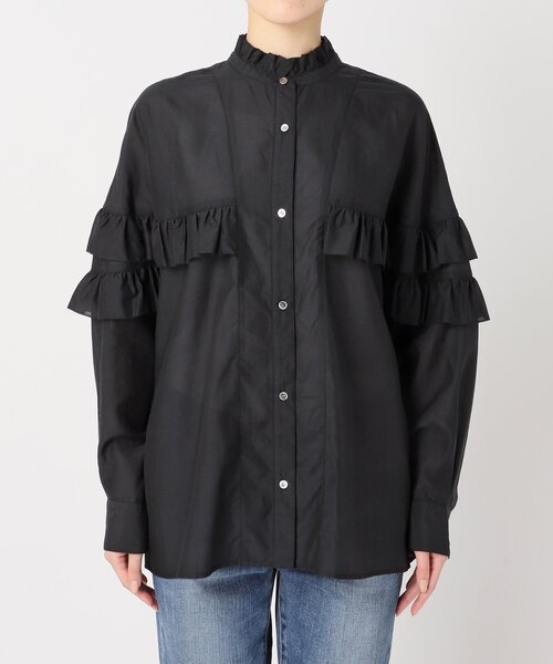 「Spick & Span」 長袖ブラウス FREE ブラック レディース