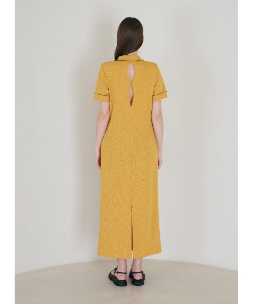 COEL（コエル） ワンピース ステッチIラインカットワンピース