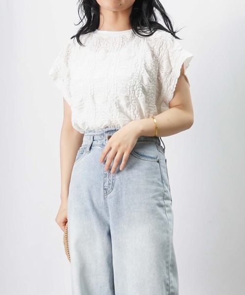LADY LUCK LUCA tシャツ LC/LLL レースポンチョプルオーバー
