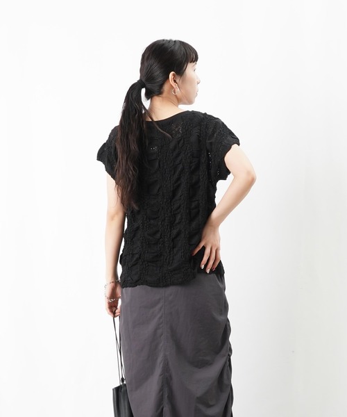 LADY LUCK LUCA tシャツ LC/LLL レースポンチョプルオーバー