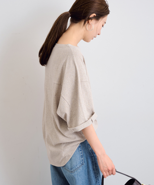 ◉新品タグ付き◉ framework 半袖Tシャツ　Lサイズ FRAMeWORK tシャツ トップニュアンスTee レディース : ZOZOTOWN