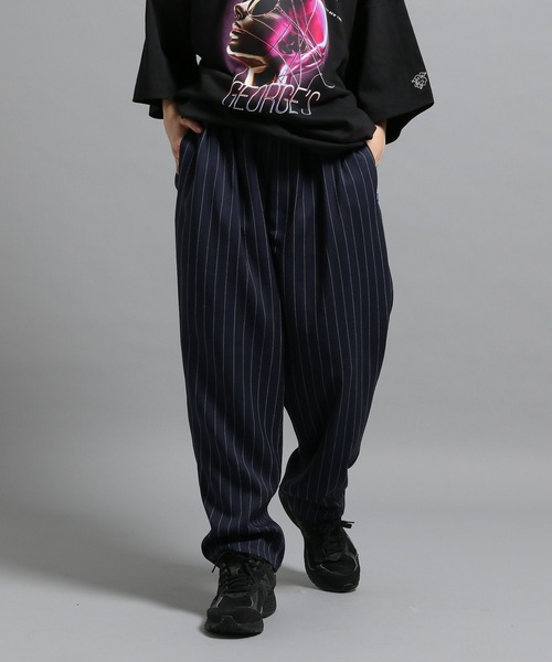 George's パンツ ストライプテーパードパンツ メンズ : ZOZOTOWN Yahoo