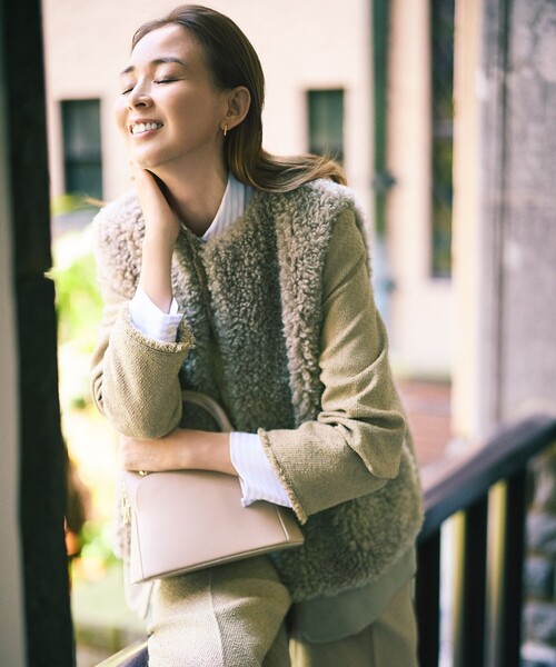 自由区（ジユウク） ベスト ジレ カルガンラムエコファー ジレ