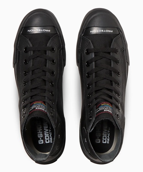 「CONVERSE」 「gshock」ハイカットスニーカー「CONVERSEコラボ」 8.5 ブラック メンズ
