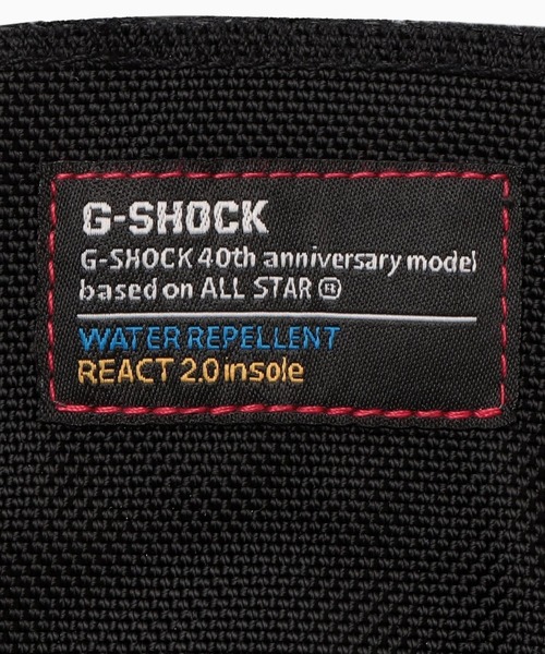 「CONVERSE」 「gshock」ハイカットスニーカー「CONVERSEコラボ」 8.5 ブラック メンズ