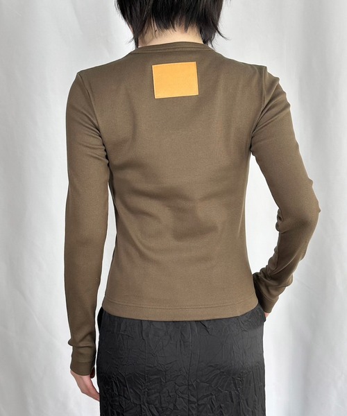 tシャツ RIB L/S TEE レディース